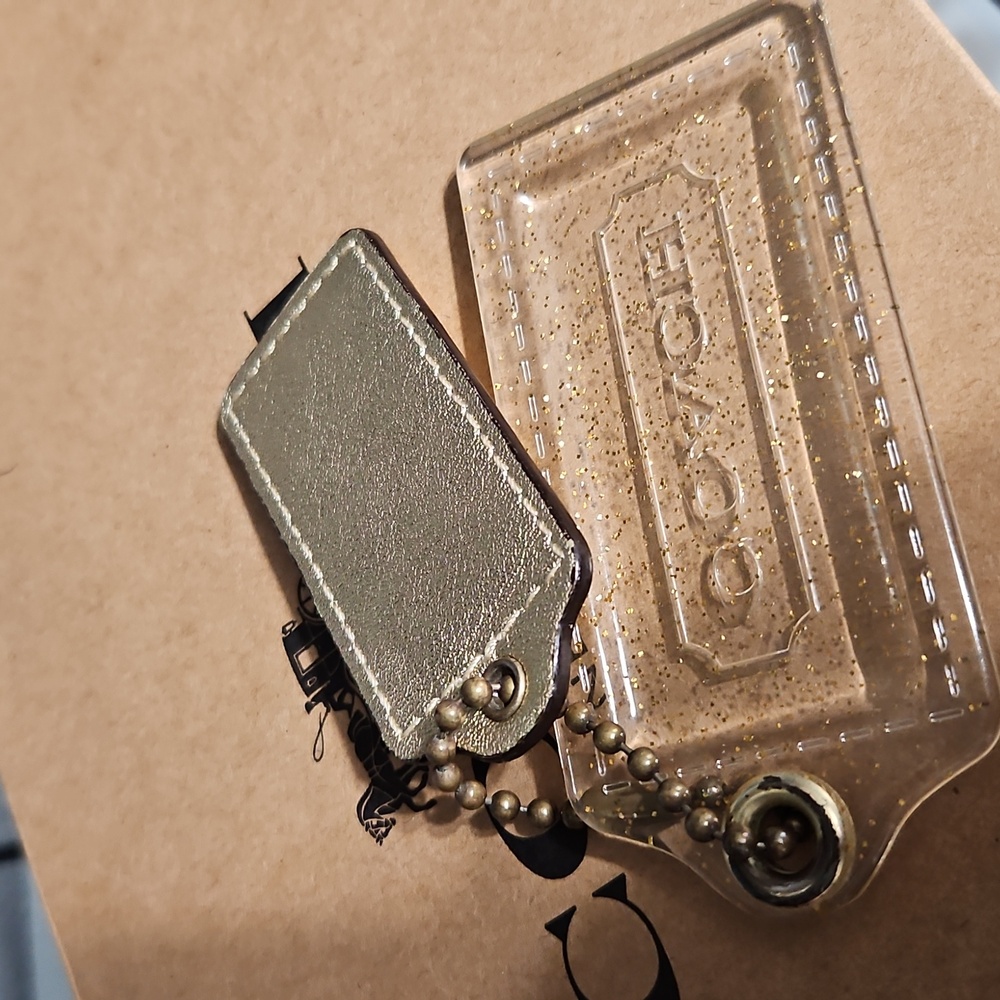 Coach Gold Keychain Tag - Picture 2 of 3